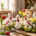 Pollos decorativos figuras decorativas de Pascua decoración cerámica 15cm 3uds | Floristik24.es