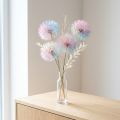 Decoración de diente de león, flor seca, estabilizada y teñida, delicada, duradera, 12 cm, 4 piezas | Floristik24.es