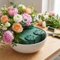 Pinholder porta arreglos florales para espuma floral verde 3cm 50uds | Floristik24.es