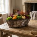 Cuenco para plantas cesta para plantas vides de abedul cesta decorativa 17×15×34cm | Floristik24.es
