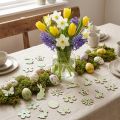 Decoración dispersa piezas dispersas de madera primavera Pascua verde 2–4 cm 64 piezas | Floristik24.es