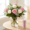 Alambre efecto caldo, rosa, Ø0,30 mm, 100 g/140 m - alambre para manualidades, alambre creativo, alambre de cobre para decoración | Floristik24.es