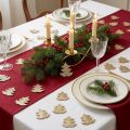 Decoración dispersa árbol de Navidad brillo dorado 4cm 72 piezas | Floristik24.es