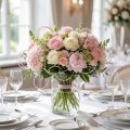 Hilo de mecha Glamour Rosa/Plata con alambre 33m | Floristik24.es
