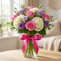 Cinta de regalo y decoración 15mm x 50m Rosa | Floristik24.es