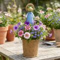 Macetero decorativo de poliresina decoración de mesa verano H31.5cm Frog deco | Floristik24.es