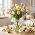 Cinta de regalo Cinta de Pascua Conejos 40mm 18m | Floristik24.es