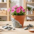 Piedras de mosaico grises en la mezcla neta 1kg | Floristik24.es
