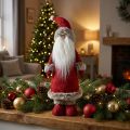 Decoración Papá Noel de pie Figura decorativa Papá Noel Rojo H41cm | Floristik24.es