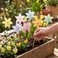 Tutores para flores, tutores de jardín para decoración primaveral, uso exterior, 28 cm, 12 unidades | Floristik24.es