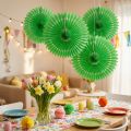 Panal de papel flor verde Ø40cm 4pcs | Floristik24.es