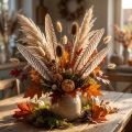 Plumas de faisán para manualidades marrón beige natural 20cm 20uds | Floristik24.es