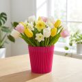 Puños plisados Cereza 12,5cm 100 piezas | Floristik24.es