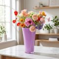 Jarrón "Fizzy" Ø20cm H35cm Morado 1 ud | Floristik24.es