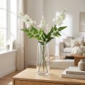 Rama floreciente Phlox flores artificiales blancas 78cm 3 piezas | Floristik24.es