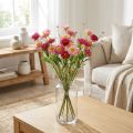 Rhodanthe Rosa - Flores de seda rosa Planta artificial Ramo de flores de paja Flores decorativas 46cm | Floristik24.es