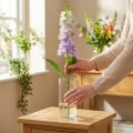 Levkoje flor artificial lila Flor de jardín artificial 78cm | Floristik24.es
