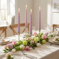 Velas cónicas Velas Wenzel lila 250/23mm 12 piezas | Floristik24.es