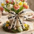 Cinta de regalo Cinta de Pascua con alambre 25mm 18m | Floristik24.es