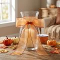 Cinta de gasa cinta de organza organza naranja 40mm 20m | Floristik24.es