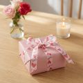 Cinta decorativa con corazones Love tela organza blanca roja 15mm 20m | Floristik24.es