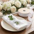 Cinta de encaje corazones cinta decorativa encaje blanco 25mm 15m | Floristik24.es
