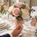 Cinta de encaje cinta de boda cinta encaje rosa viejo 20mm 20m | Floristik24.es
