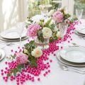 Cuentas decorativas rosas, Ø8 mm, 250 unidades | Floristik24.es