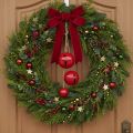 Campanas de metal rojo, juego de 3, decorativas, 14/12/8 cm | Floristik24.es