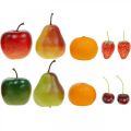 Floristik24 Deco frutas, mezcla de frutas artificiales L5–8.5cm