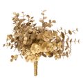 Floristik24 Planta artificial de eucalipto, rama decorativa color dorado para decoración de mesa, 24 cm.