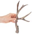 Cuernos decorativos artificiales, adornos navideños rústicos, 29 cm, 2 unidades | Floristik24.es