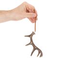 Colgantes decorativos rústicos de astas para pared o árbol, 15 cm, 6 unidades | Floristik24.es