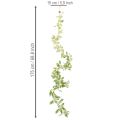 Guirnalda artificial con hojas variadas, 175 cm | Floristik24.es
