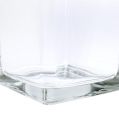 Floristik24 Cubos de vidrio transparente 10cm x 10cm x 10cm 6uds