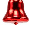 Floristik24 Campana roja para colgar plastico 3pcs