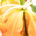 Flor artificial Gloriosa naranja con tallos largos para jarrones, 80 cm, 3 unidades. | Floristik24.es