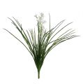 Floristik24 Arbusto de hierba con flores verde, blanco 3 piezas
