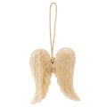 Colgante de madera con forma de ala de ángel para decoración colgante, 12 cm. | Floristik24.es