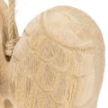 Colgante de madera con forma