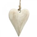 Floristik24 Corazón de madera, corazón decorativo para colgar, decoración de corazón H10cm 4pcs