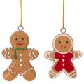 Floristik24 Adornos decorativos de hombrecitos de jengibre para árboles de Navidad, 6 cm, 12 unidades