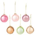 Floristik24 Colgante de macaron para árbol de Navidad, 6 cm