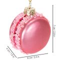 Colgante de macaron para árbol de Navidad, 6 cm | Floristik24.es