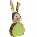 Floristik24 Deco conejo madera colores surtidos 10cm 8pcs