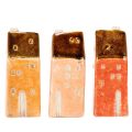 Miniatura decorativa de casa de cerámica para alféizar de ventana, 10 cm, 3 piezas | Floristik24.es