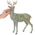 Figura decorativa de ciervo, de pie, detallada, 43 cm. | Floristik24.es