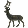 Floristik24 Efecto de bronce de ciervo decorativo Al 33cm