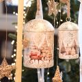Campana con motivos navideños para colgar, 26 cm | Floristik24.es