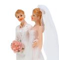 Floristik24 Figura de boda mujer pareja 17cm